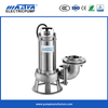 Mastra 220V 380V 0.5hp-10HP Full stainless steel Submersible Cutter Sewage Pump MBS series outdoor sewage pump system