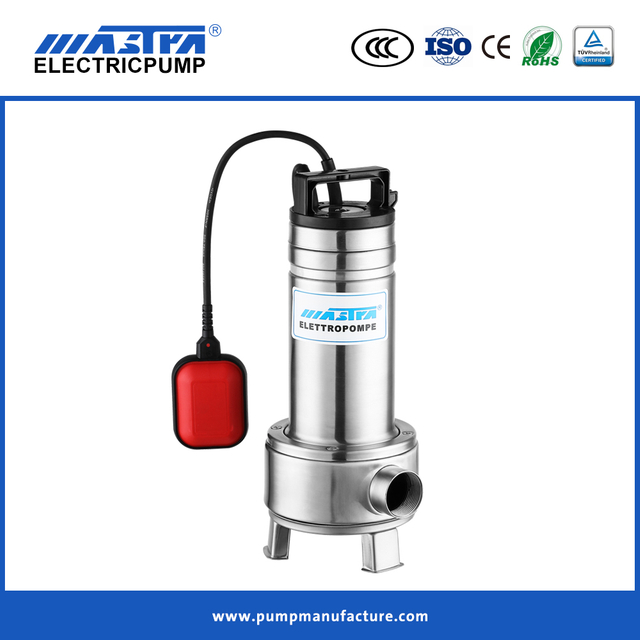 Mastra 550W Full Stainless Steel Submersible drainage pump systems MDL550 series submersible sewage pump price