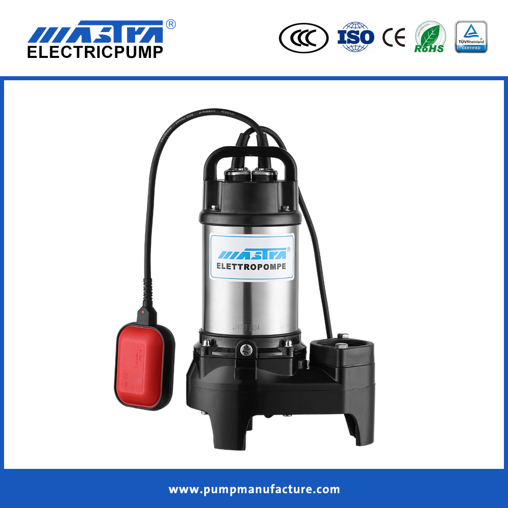 MASTRA 100-750W domestic water pumps with Float Buoy MST series submersible sewage pump manufacturers