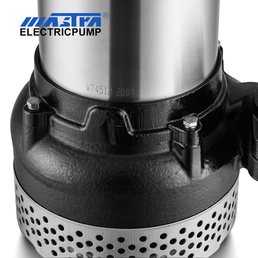 Mastra 220V 10HP Waste Dirty Water Pumps Drainage Standing-Water Centrifugal Submersible Sewage Pump