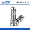 Mastra 220V 380V 0.5hp-10HP Full stainless steel submersible wastewater pump MBS series sewage sump pump
