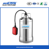 Mastra 550W Full Stainless Steel Low Water Level Submersible Sewage Pump MDB550 series submersible pump price